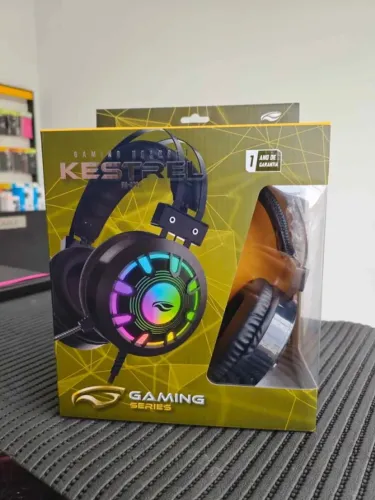 Headset 7.1 USB Gamer Kestrel RGB Novo com garantia