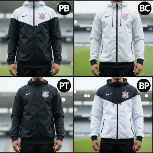 Jaqueta Corta Vento Corinthians Unissex