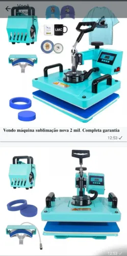 Máquina sublimação