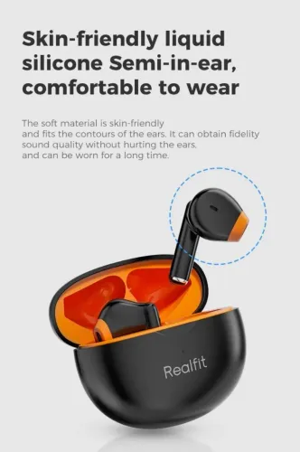 Lacrado: Realfit F2 Bluetooth Fone de ouvido