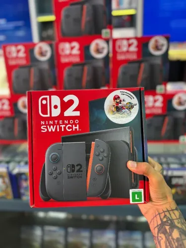 Nintendo Switch 2 com Mario Kart World 