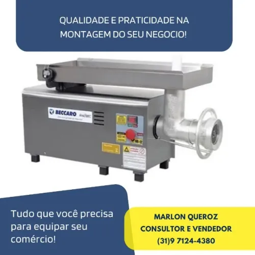 Moedor de Carne Boca 22 Beccaro Novo