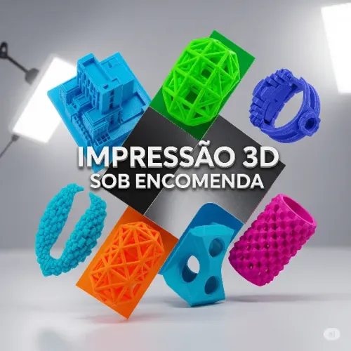 Impressão 3D Sob Demanda - PLA, PETG, ABS e TPU - Personalize suas Ideias!