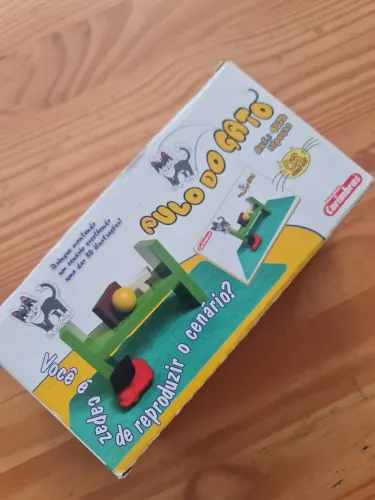 Jogo de madeira Pulo do Gato Carimbras - Desafio e Diversão!