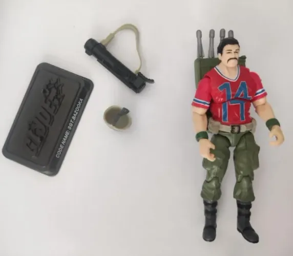 Figura G.I. Joe 25th - Bazooka - Comandos em ação - Hasbro