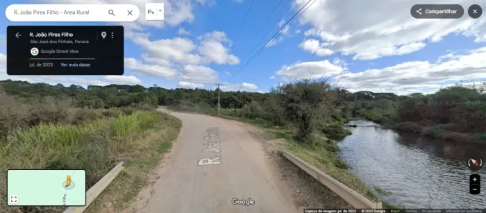 Área Rural com Rio, Natureza e 36.542 m² em São José dos Pinhais