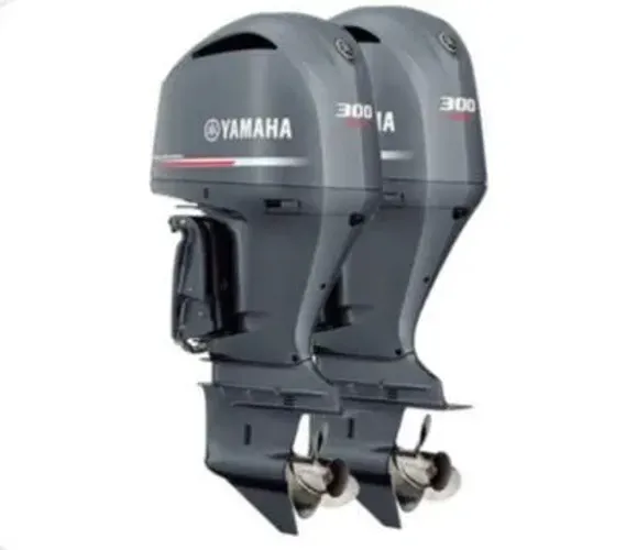 PARELHA 300HP TRABALHO CINZA - motor de popa novo 