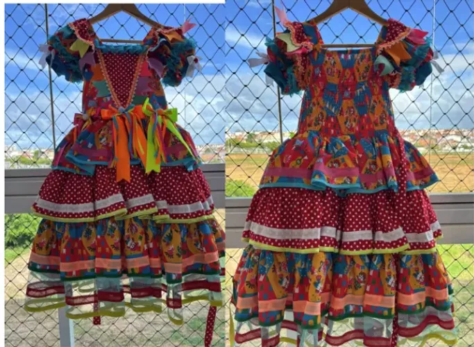Vestido de São João Infantil