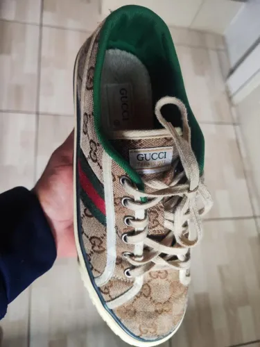 Tênis Gucci Tennis 1977 Original - Lona GG Supreme Clássica