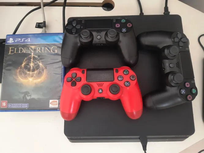 Ps4 + 3 controles + elden ring