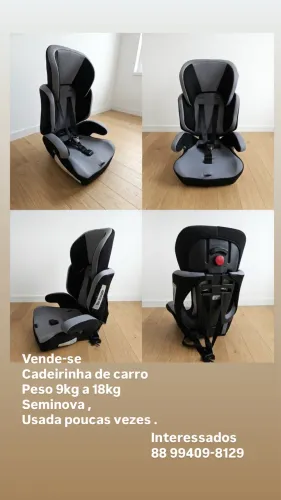Cadeirinha de carro 9k a 18kg