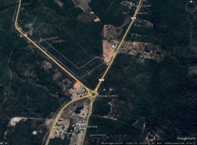 LOTES COMERCIAIS DE 1.000 A 32.000 m² - PRÓXIMO AO TREVO DE NATIVIDADE/TO