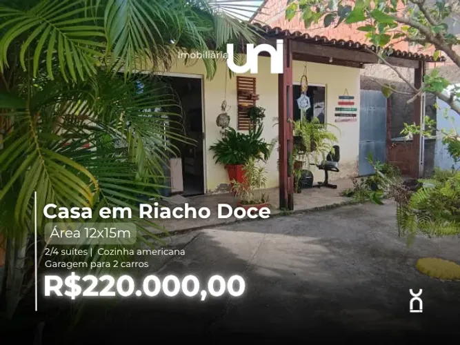 CASA NO RIACHO DOCE | EXCELENTE OPORTUNIDADE