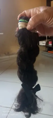 Cabelo humano cacheado