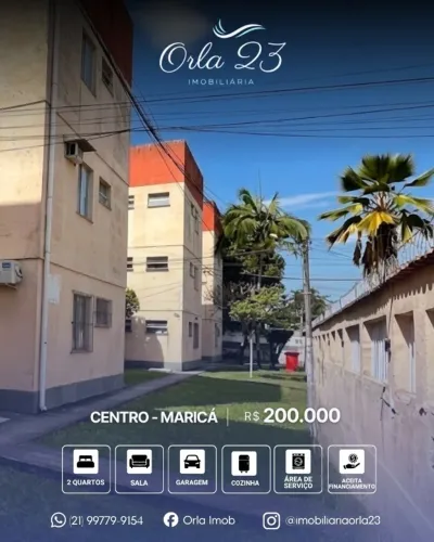 CENTRO , ORLA 23 IMOBILIÁRIA VENDE! APARTAMENTO COM ÓTIMA LOCALIZAÇÃO.  
