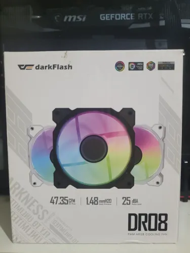 Kit 3 Fans ARGB Aigo Darkflash (nunca usados)