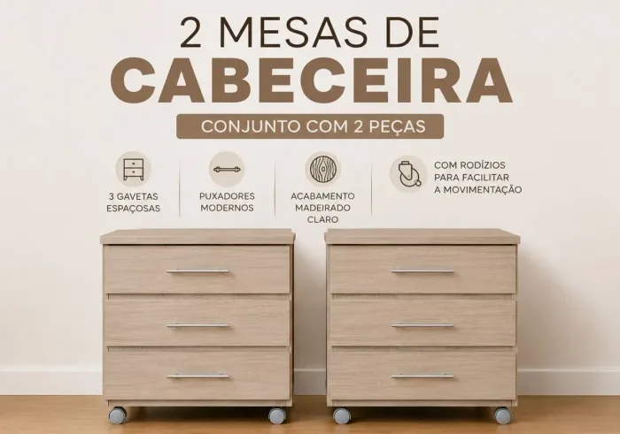 MESAS DE CABECEIRA