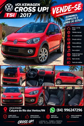 Volkswagen Up! Cross 1.0 TSI Total Flex 12V 5P 2017