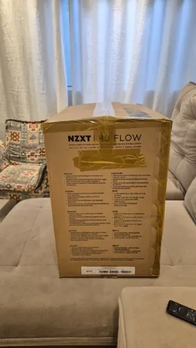 NOVO - Gabinete NZXT H9 Flow Branco