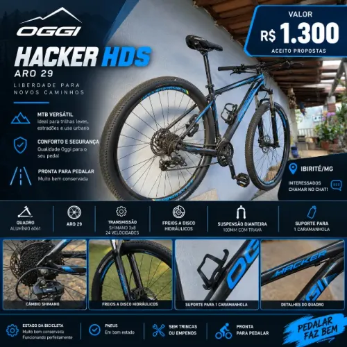 Bicicleta Oggi Hacker HDS