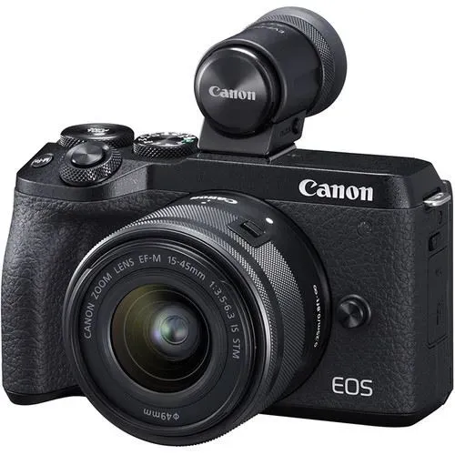 Canon Eos M50 Mark Ii + Ef-m 15-45mm Cor Preto Na Caixa