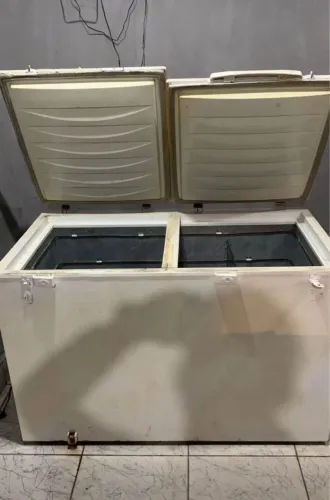 freezer horizontal de duas tampas