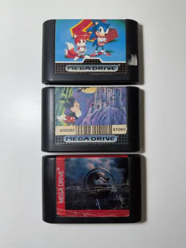 Lote Cartuchos Originais Mega Drive Sega Funcionando