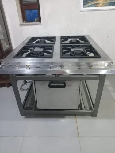 FOGÃO INDUSTRIAL DE INOX