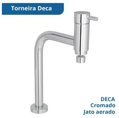 Torneira de cozinha monocomando Deca Link 2256 cromado acabamento brilhante