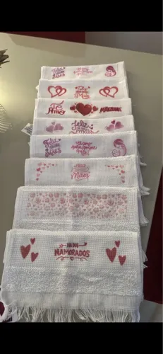 Toalha de mão personalizada