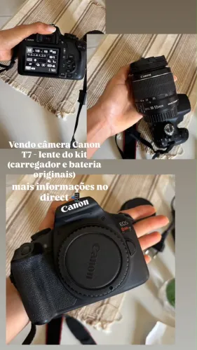 Câmera fotográfica Canon T7