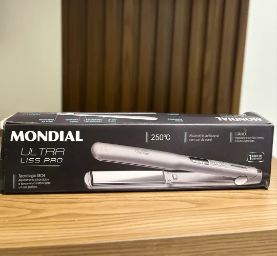 Prancha Chapinha Mondial Ultra Liss Pro 250C Bivolt Prata