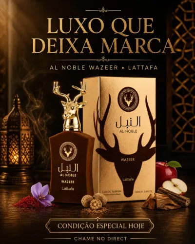 Perfume Árabe Wazeer Al Noble Masculino 100ML