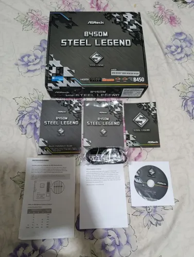 Placa Mãe B450M Steel Legend