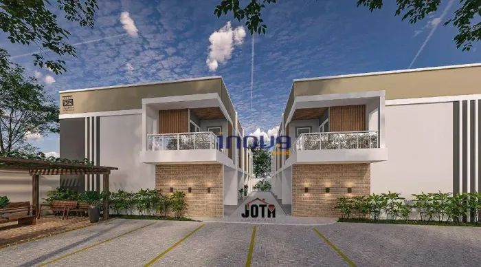 Casa Duplex com 2 dormitórios à venda por R$ 185.000 - São José - Pacatuba/CE