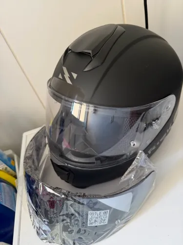 CAPACETE NORISK PRETO FOSCO FEM - TAM 56