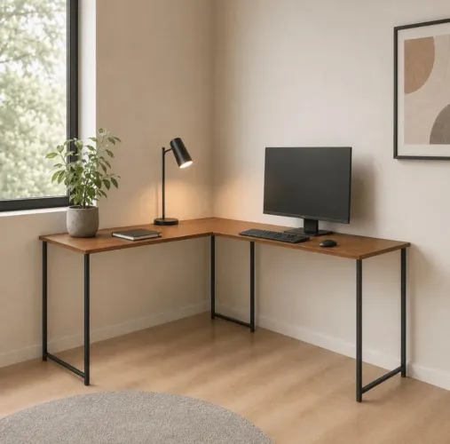 Mesa Escrivaninha em L - KlmStore