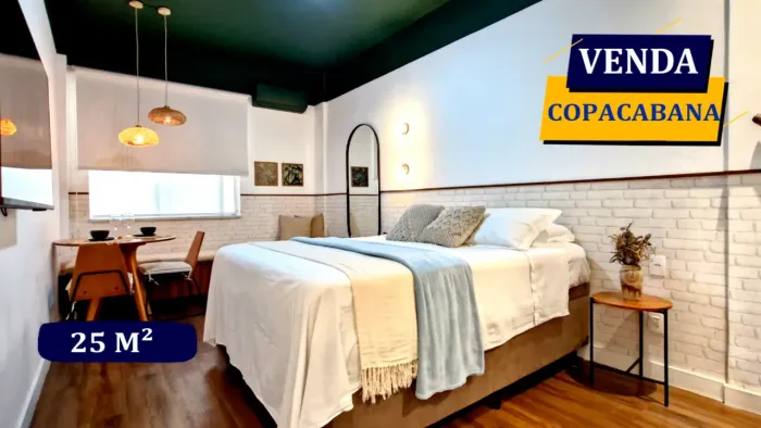 COPACABANA RUA SÁ FERREIRA OPORTUNIDADE ÚNICA PARA GANHAR DINHEIRO STÚDIO PREMIUM PRONTO P