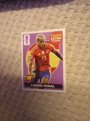 Figurinha Extra Sticker - Lamine Yamal - Copa do Mundo 2026 Panini