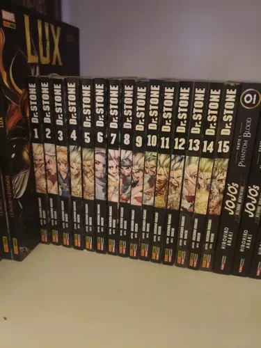 Mangá Dr.Stone Vol. 1 ao 15.