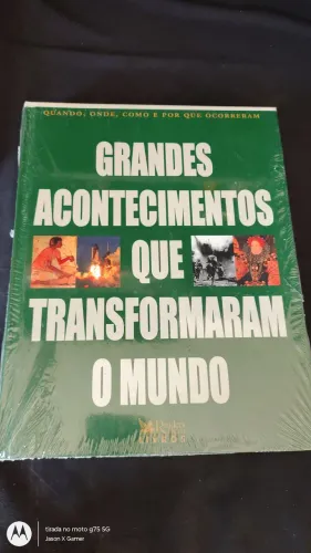 Livro Grandes Acontecimentos Que Transformaram O Mundo