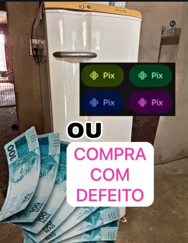 Geladeira COM defeito POMPRO. busco no local