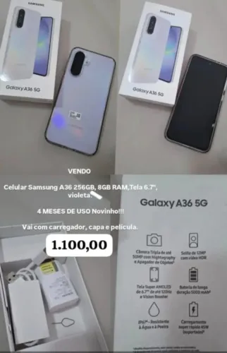 Celular Samsung - 4 meses de uso!