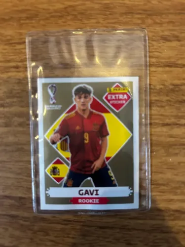 Figurinha legend Gavi ouro 2022