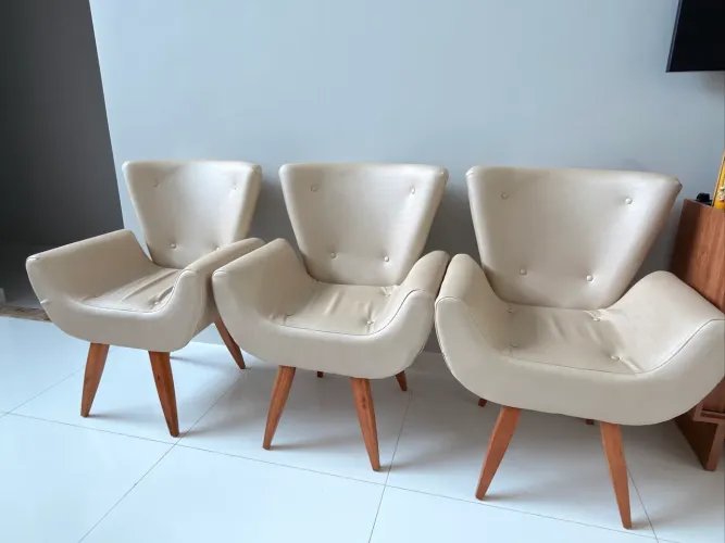 3 Lindas poltronas.