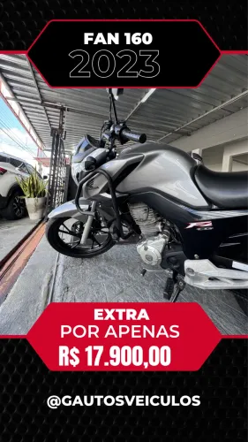 Fan 160 2023 de único dono (16.000 km )