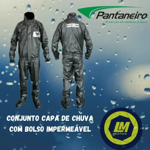 Mega Promoção da Melhor Capa De Chuva Pantaneiro Pvc Com Bolso Impermeável