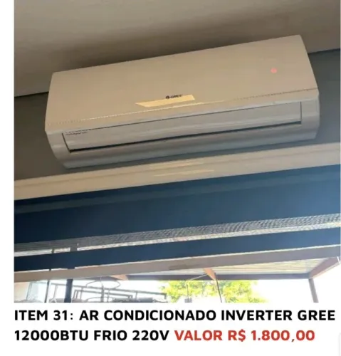 AR CONDICIONADO INVERTER GREE 12000BTU