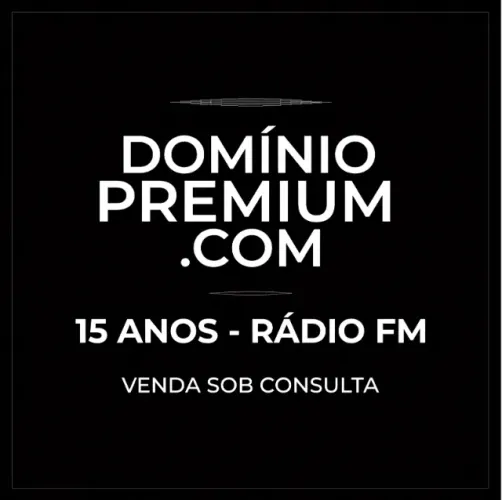 DOMÍNIO .COM PREMIUM - 10 LETRAS - NICHO RÁDIO / FM / VOZ