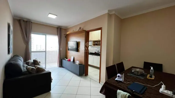 Apartamento à venda na Guilhermina (Praia Grande) | 2 dorms, 1 suíte, 1 vaga